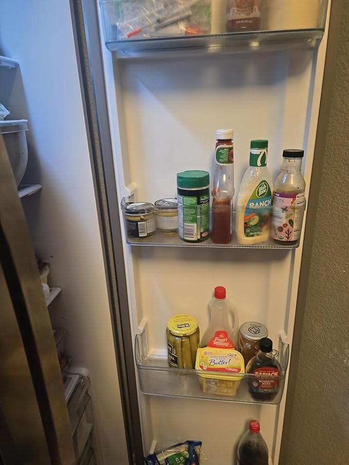 Kenmore 36" Side-by-Side Refrigerator with Freezer - Accela Chill, Water & Ice Dispenser, Adjustable Glass Shelves, ENERGY STAR Certified, 20 cu. ft. Capacity - Fingerprint Resistant Stainless Steel on Fridge.com