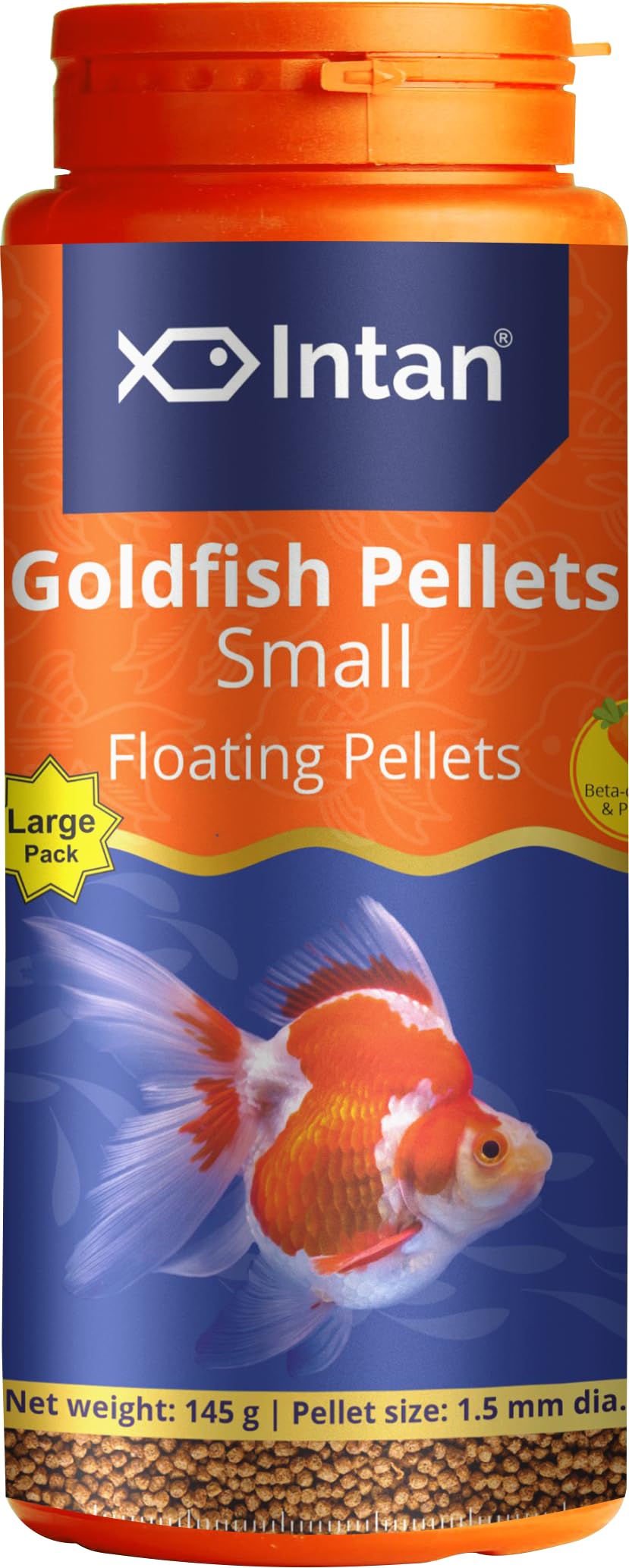 Aquatic Intan Goldfish Pellets for Fish | Aquarium Fish Food for All Life Stages | Daily Nutrition Fish Feed | Small Floating Pellet Larg Pack,145 Gm, 1.5 mm Dia (B0CS9RZBV7) Amazon Price History, Amazon Price Tracker