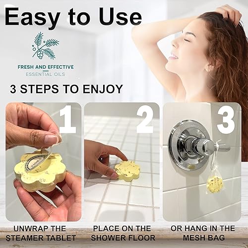 Miniatura 18 de Vaporizadores de ducha para aromaterapia, bombas de ducha con aceites esenciales orgánicos para vaporizar spa, relajación, cuidado personal, regalos