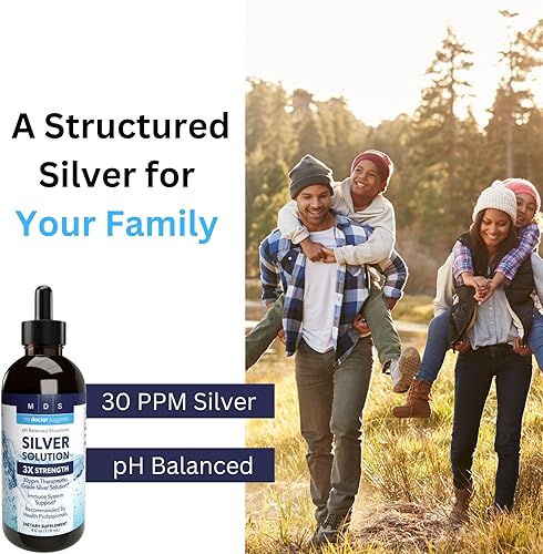 Miniatura 5 de Líquido alcalino de plata estructurada de 30 ppm Gotas líquidas de apoyo inmunológico avanzado Suplementos minerales de plata coloidal extra