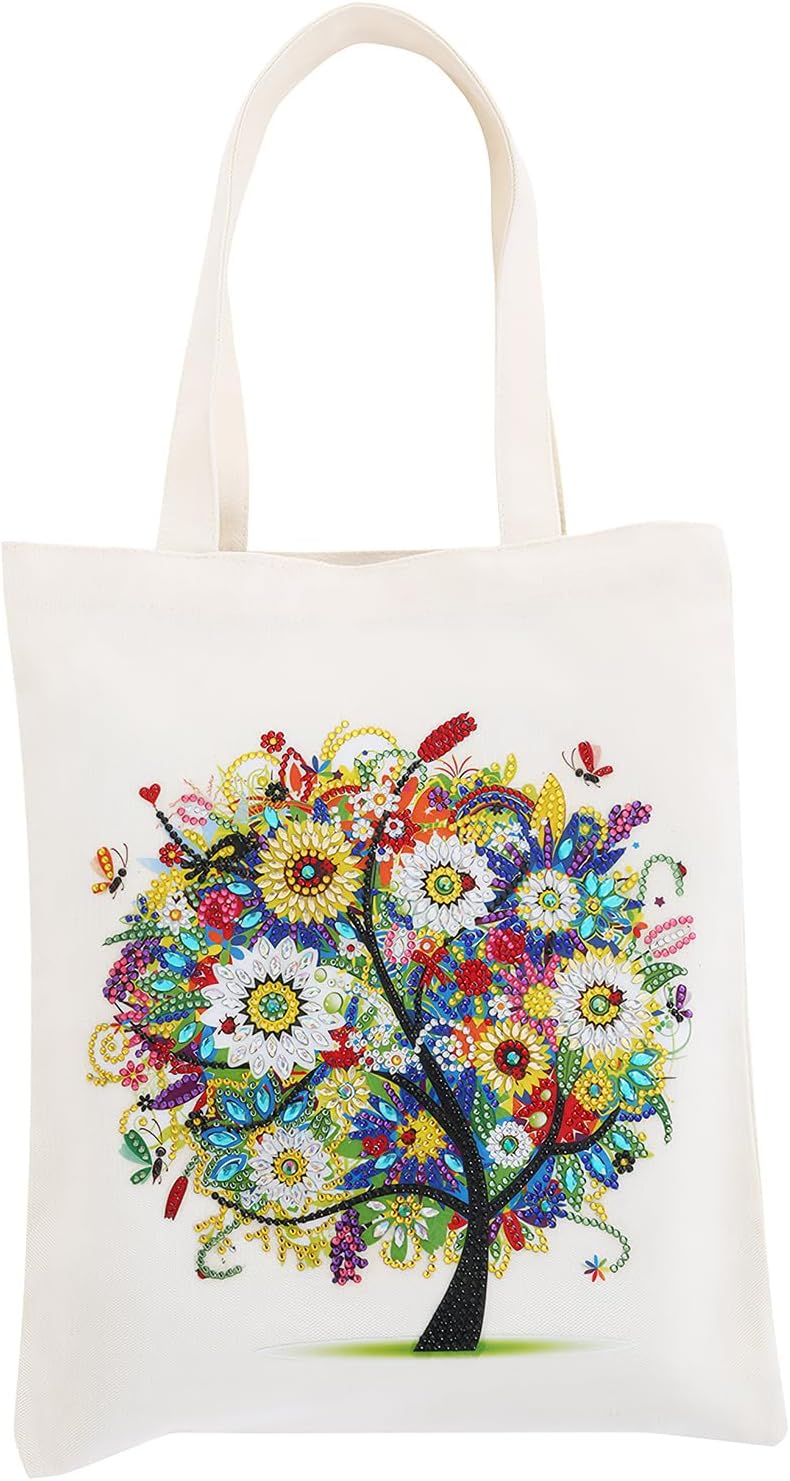 JGA Canvas Tote Bag for Women Mom Daughter