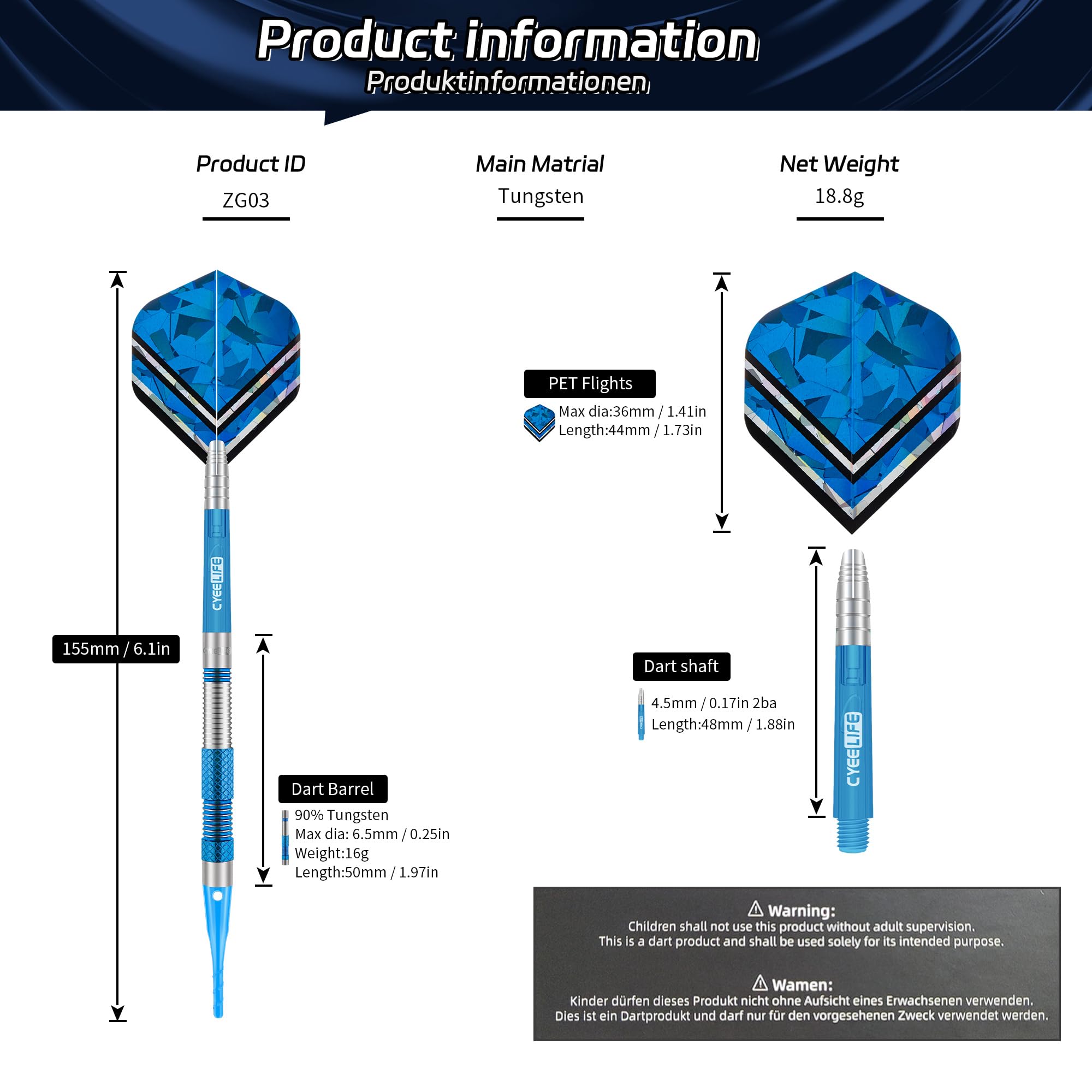 Amazon | CyeeLifeプロフェッショナルタングステン合金ソフトチップ