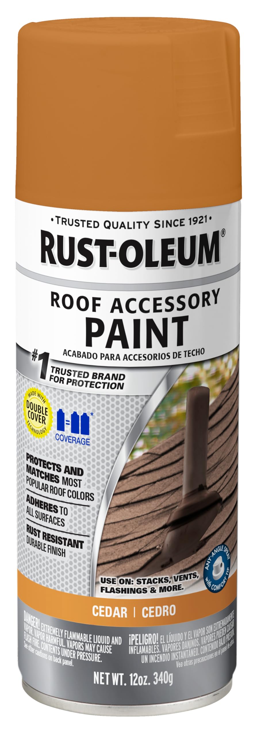 Rust-Oleum Cedar / 12 Ounce (Pack of 1) / Coating Spray Spray Paint