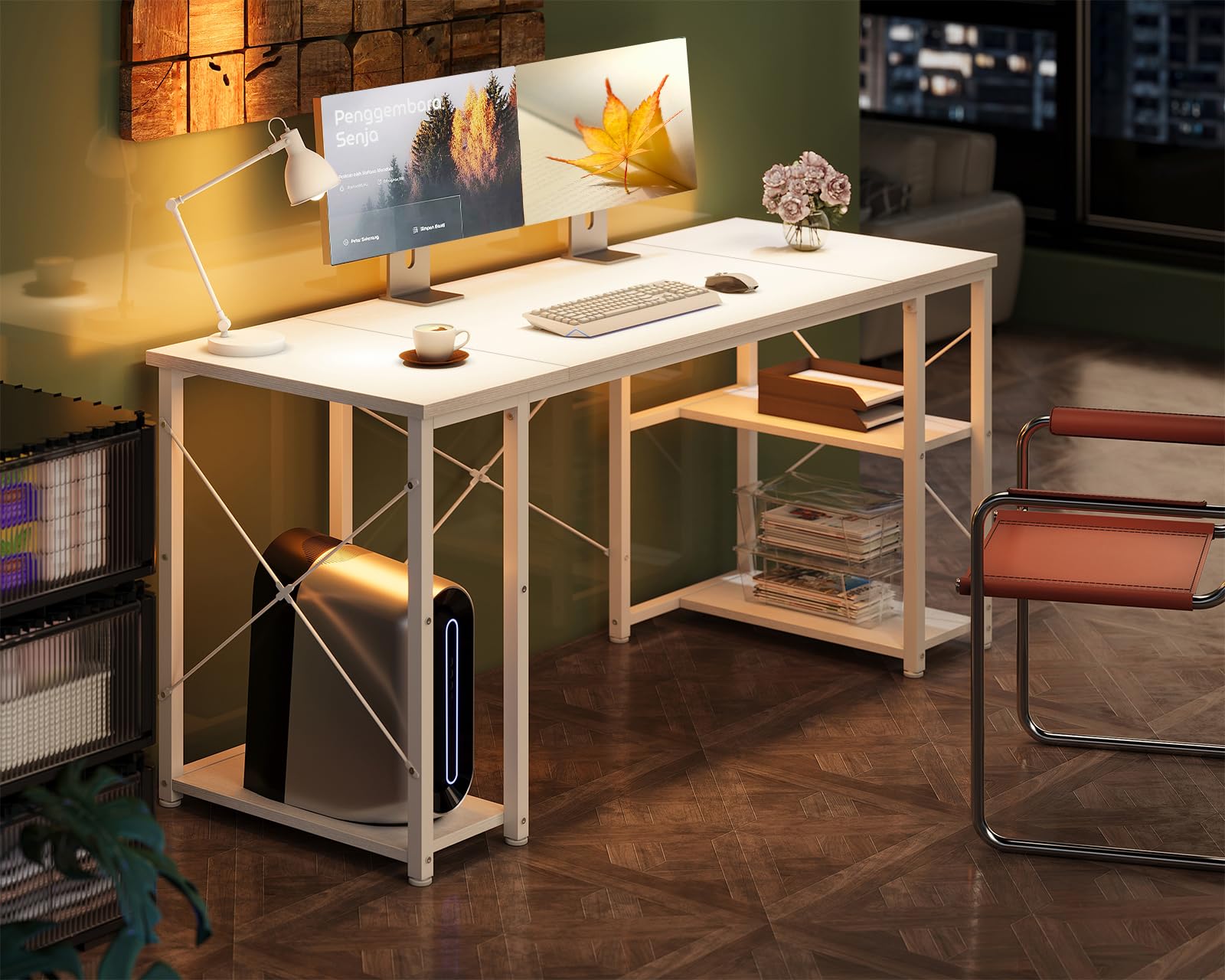 Amazon | AODK ゲーミングデスク パソコンデスク 机 pcデスク 幅160cm
