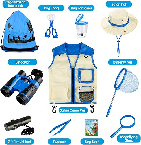 Miniatura 2 de INNOCHEER Atrapa insectos para niños, kit de explorador para niños, juguetes al aire libre para niños pequeños de 3 a 5 años, juguetes al aire libre