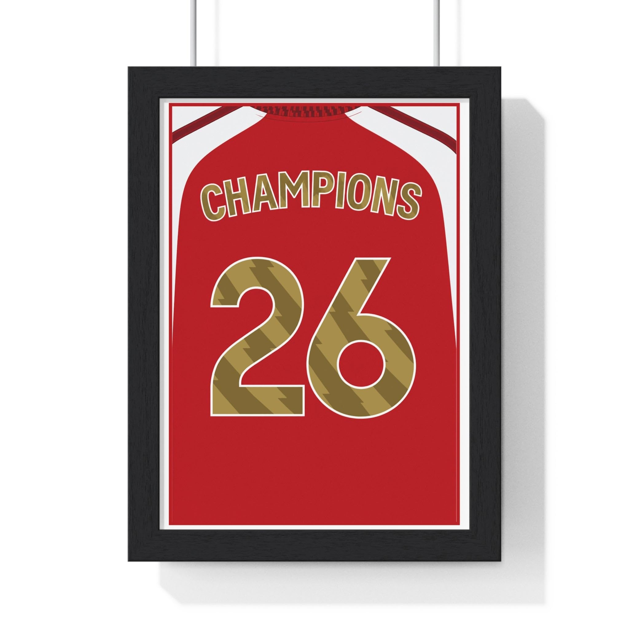 Poster Kingz Arsenal Premier League Champions 2026 Poster - Champions 26 A5 (unframed) Football Sporting Event Wall Art Print