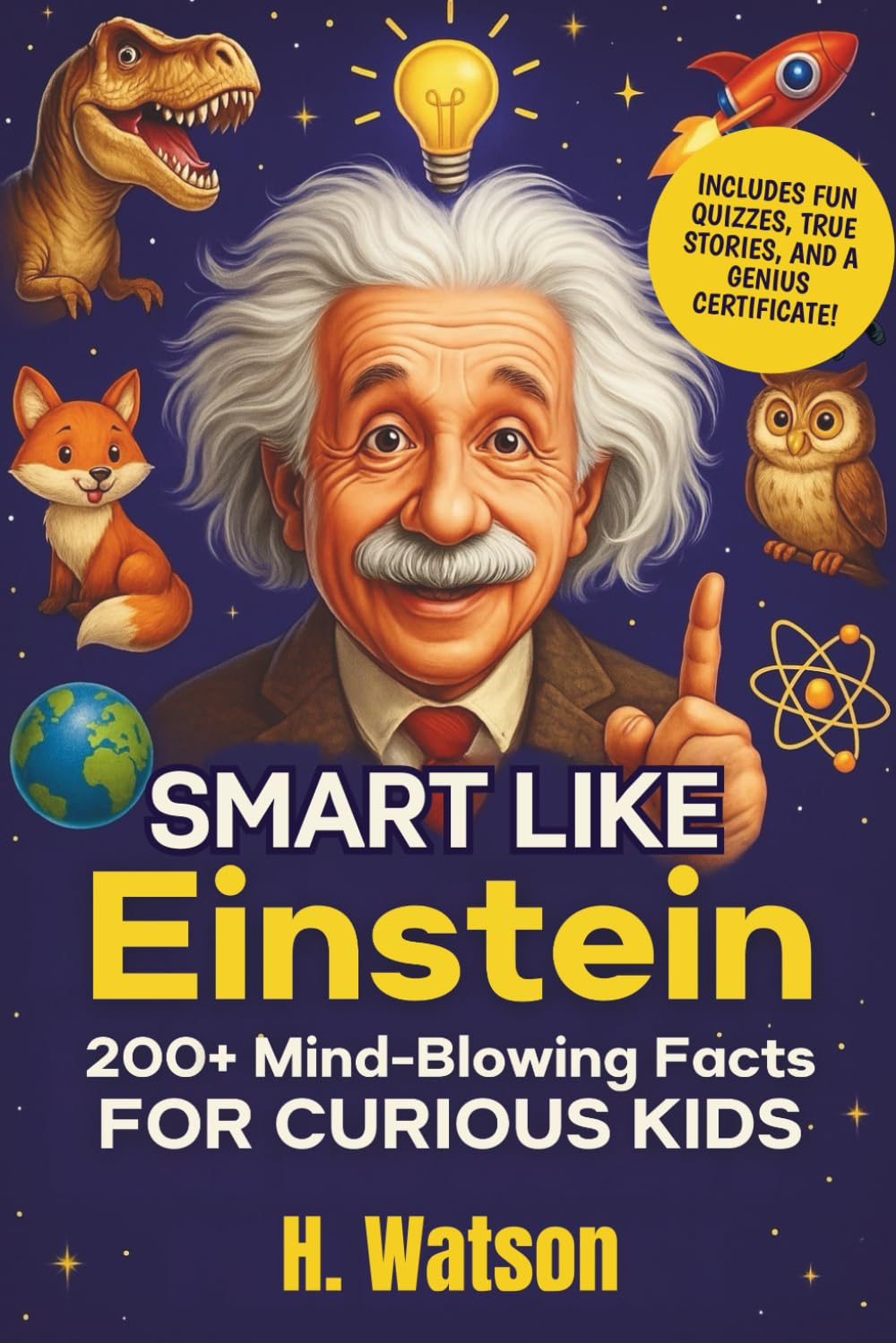 Smart Like Einsten: 200+ Mind-Blowing Facts for Curious Kids About the Solar System, Weird Animals, Epic Inventions & Crazy History!