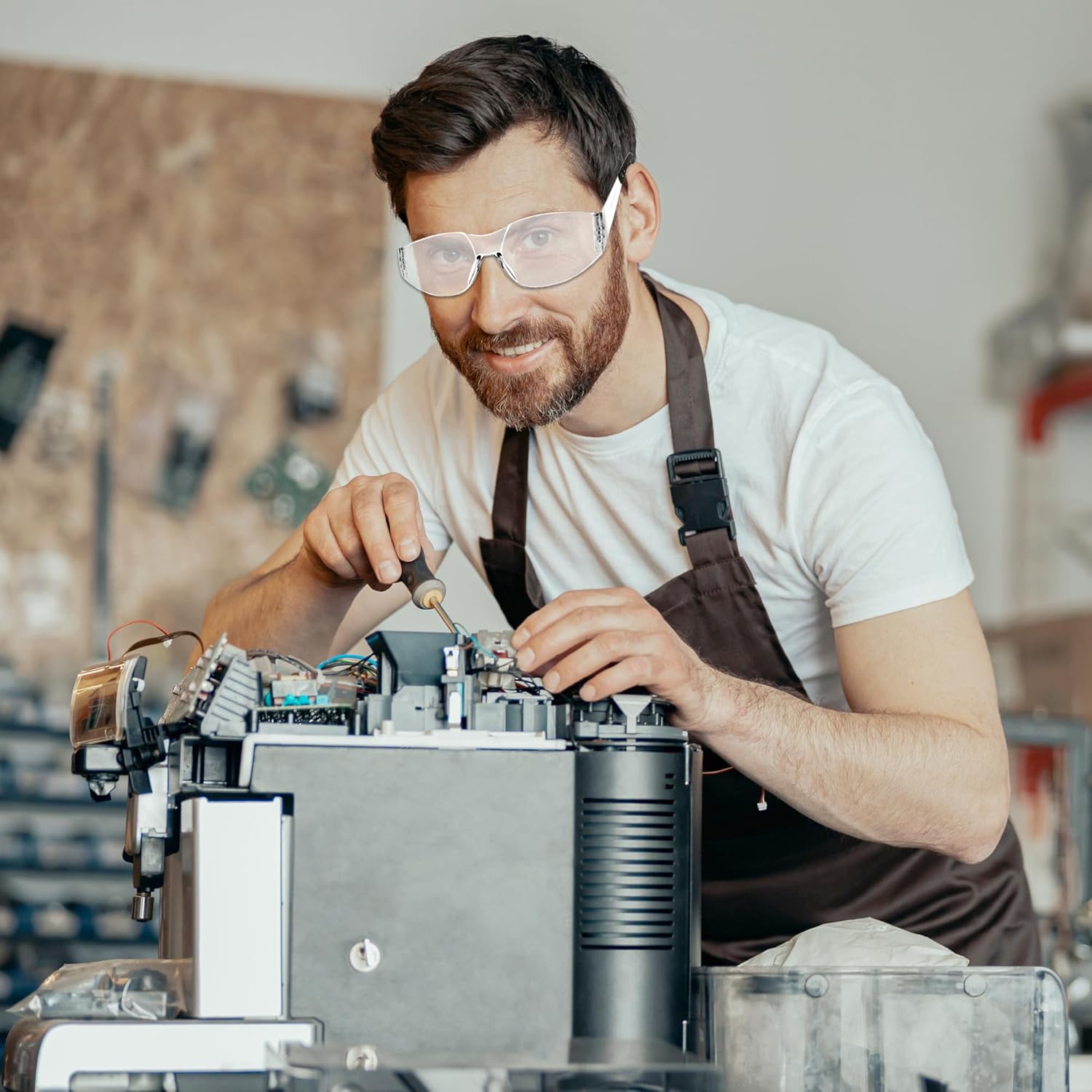 Safety Glasses Ansi Z87.1 Clear Safety Glasses Bulk Impact Resistant Lens Protective Eyewear for Men Women - Image 8