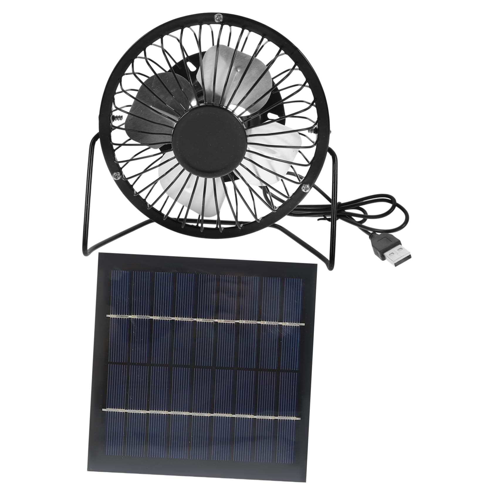 Ventilateur solaire silencieux HEMOTON kit de ventilation écologique camping et animaux