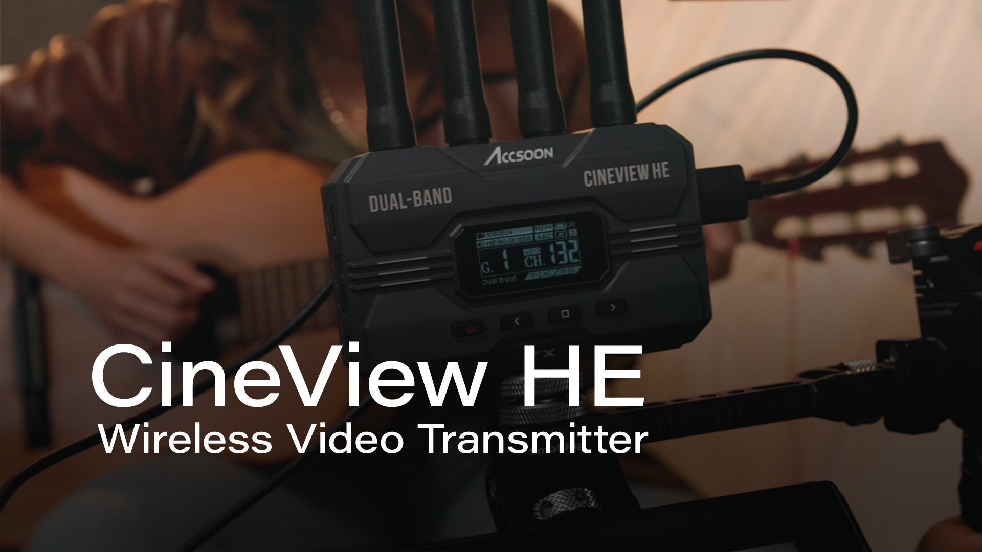 その他 ACCSOON CINEVIEW HE Accsoon CineView HE Multispectrum Wireless Video Transmitter