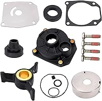 Vista 8 de 438592 Kit de reparación de impulsor de bomba de agua para Johnson Evinrude 40 45 48 50 HP Modelos fueraborda 433548 777805 Sierra 18-3454