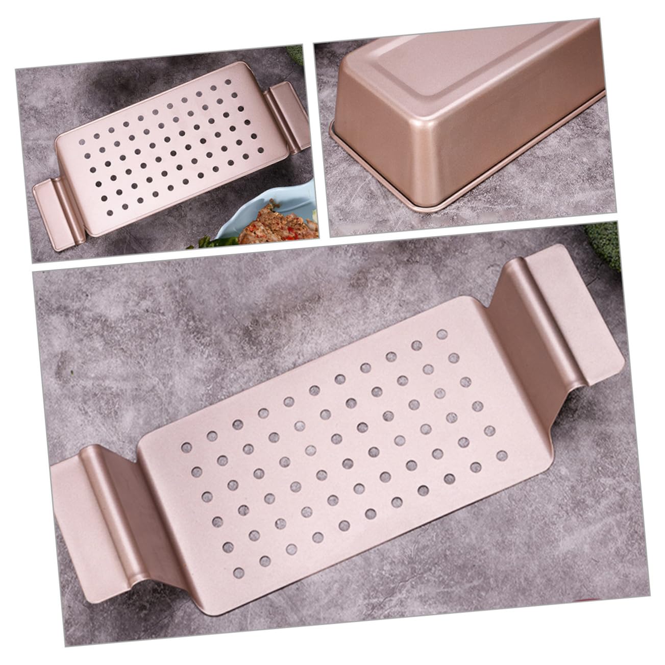 Cabilock Molde para Pan Antiadherente de Acero al Carbono, Fácil de Limpiar y Reutilizable, para Horno y Cocina, Adecuado para Tostadas Caseras