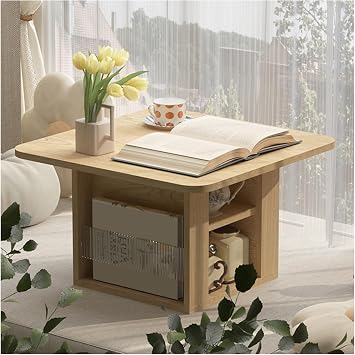 Wooden Rectangular Coffee Table, Floor Standing Low Table, Japanese Style Table, Sitting Table, Chabu Stand, Holding Tatami Rectangular Wooden Low Table, Living Room Coffee Table, Tea Table, Coffee