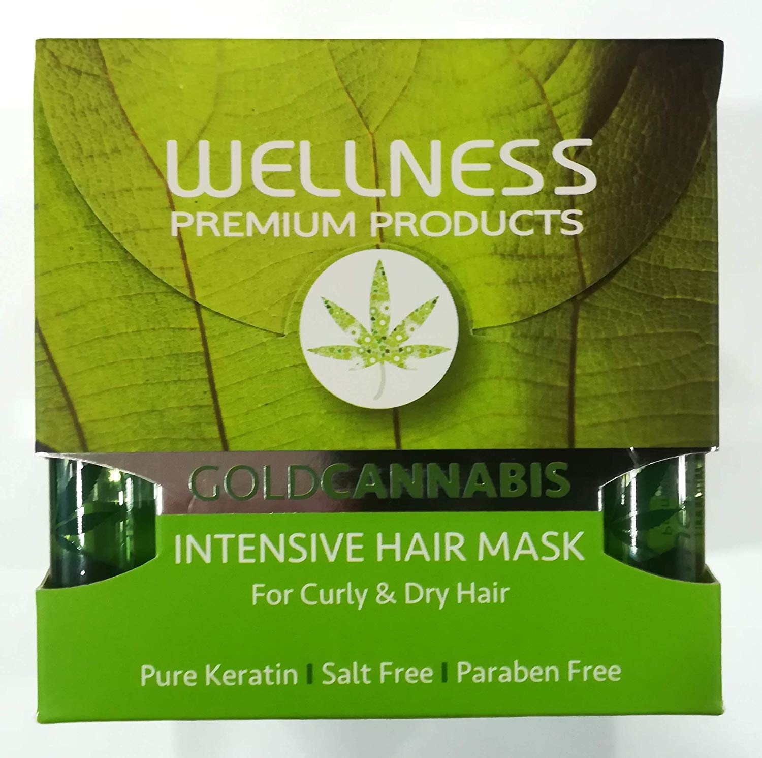 BEAUTY MADE EASY Intensive feuchtigkeitsspendende Haarmaske für alle Haartypen 500ml + 4 Ampullen 10ml