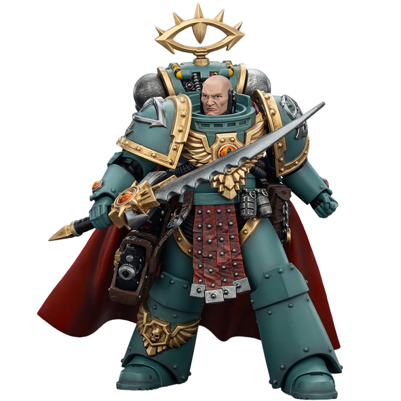 JOYTOY Warhammer 40k Sons of Horus Tybalt Marr Captain of the 18th Company 1/18 Action Figure Collect And Display Model