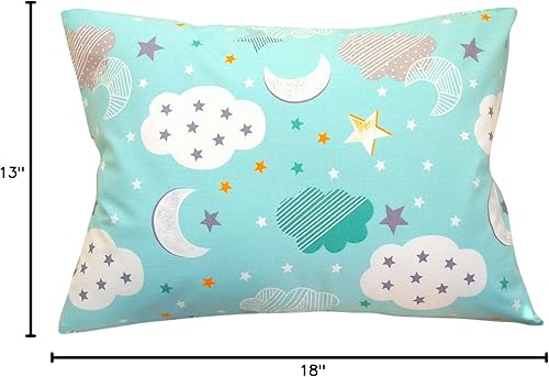 Miniatura 86 de Funda de almohada de algodón para niños pequeños de 13 x 18 pulgadas, funda de almohada de policía para niños, funda de almohada de viaje pequeña