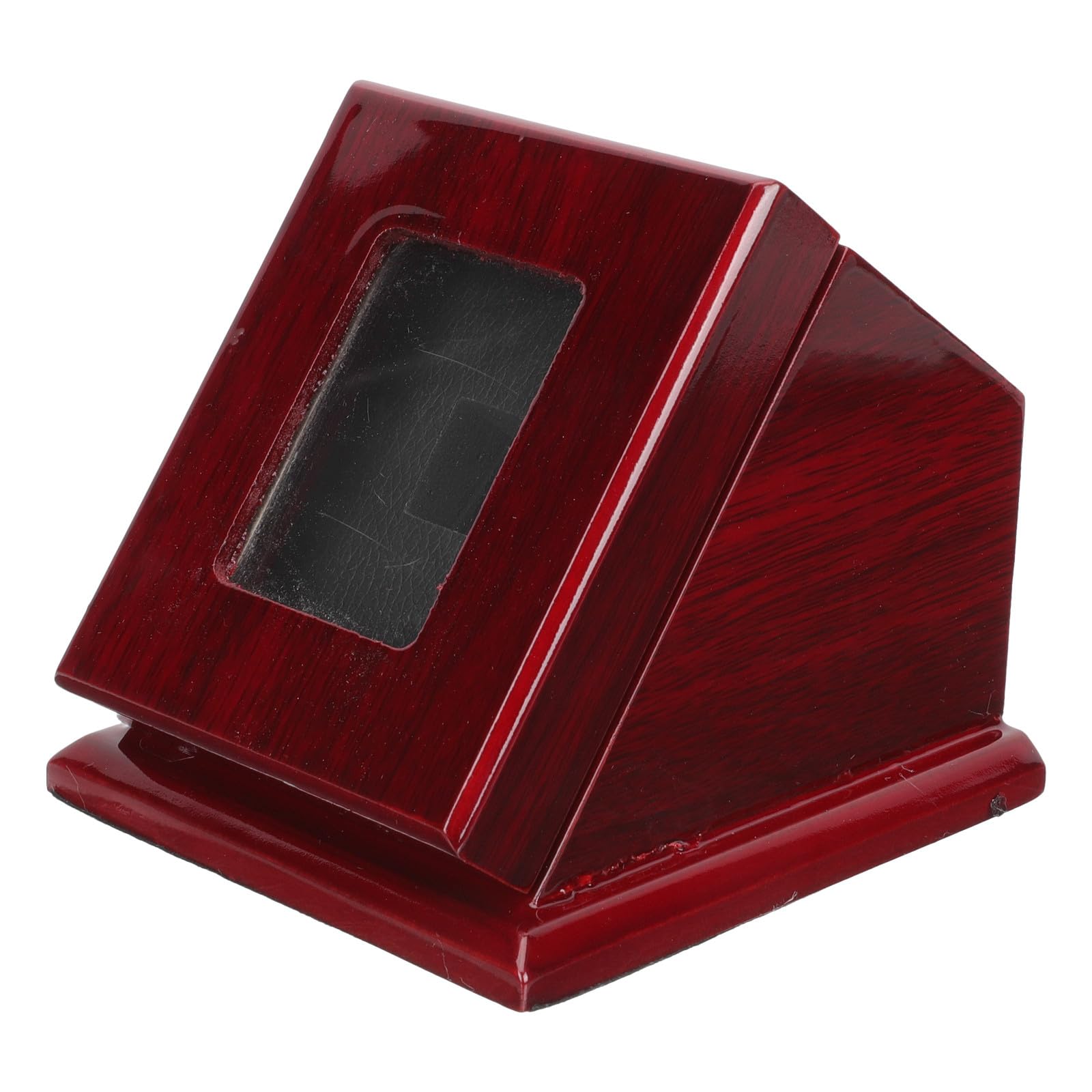 LALAFINA Estuche Decorativo de Madera Sólido y Resistente para Guardar Anillos de Campeonato Diseño Compacto y Elegante para Exhibición