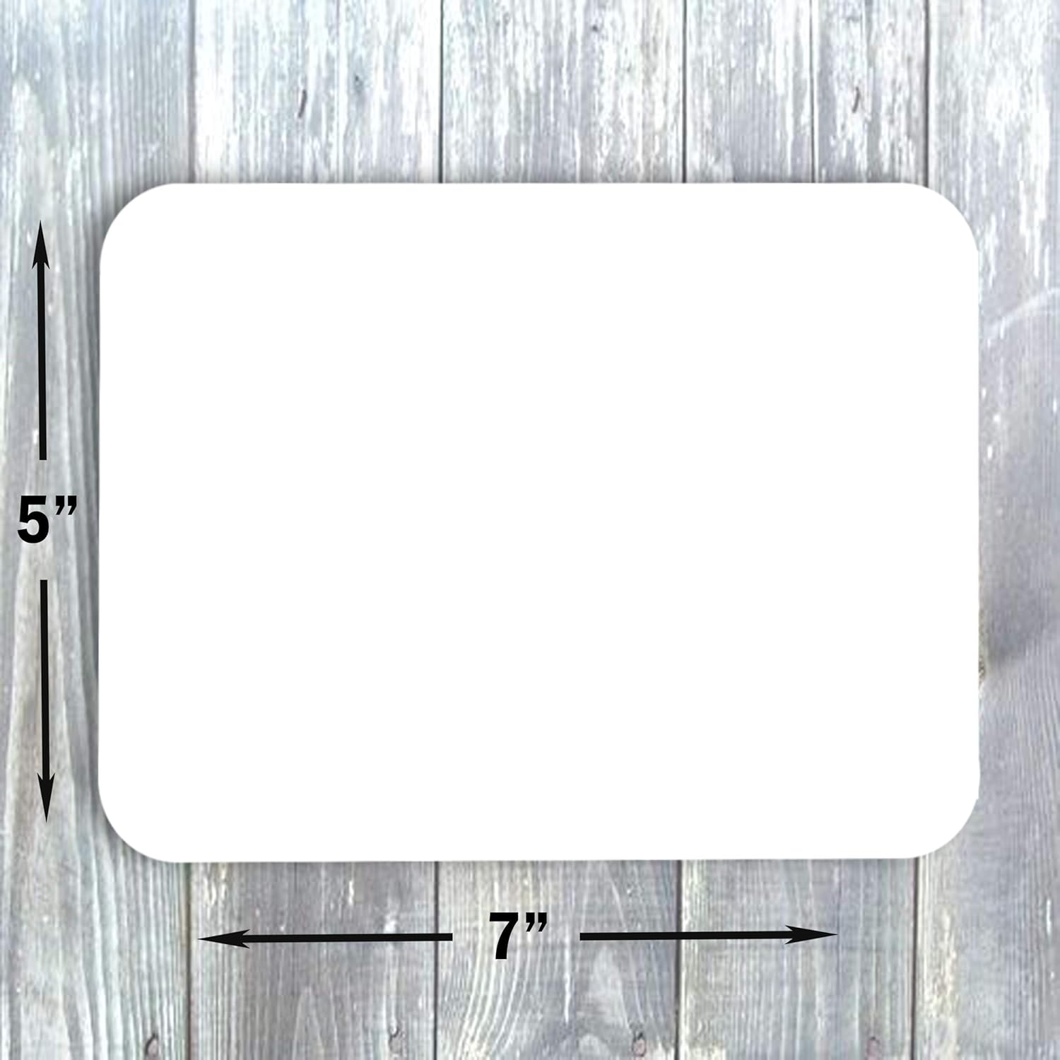 Hamilco White Cardstock Paper with Rounded Corners – 5" x 7", 80 lb Cover, Blank Note, Greeting & Invitation Cards with Envelopes, 100 Pack