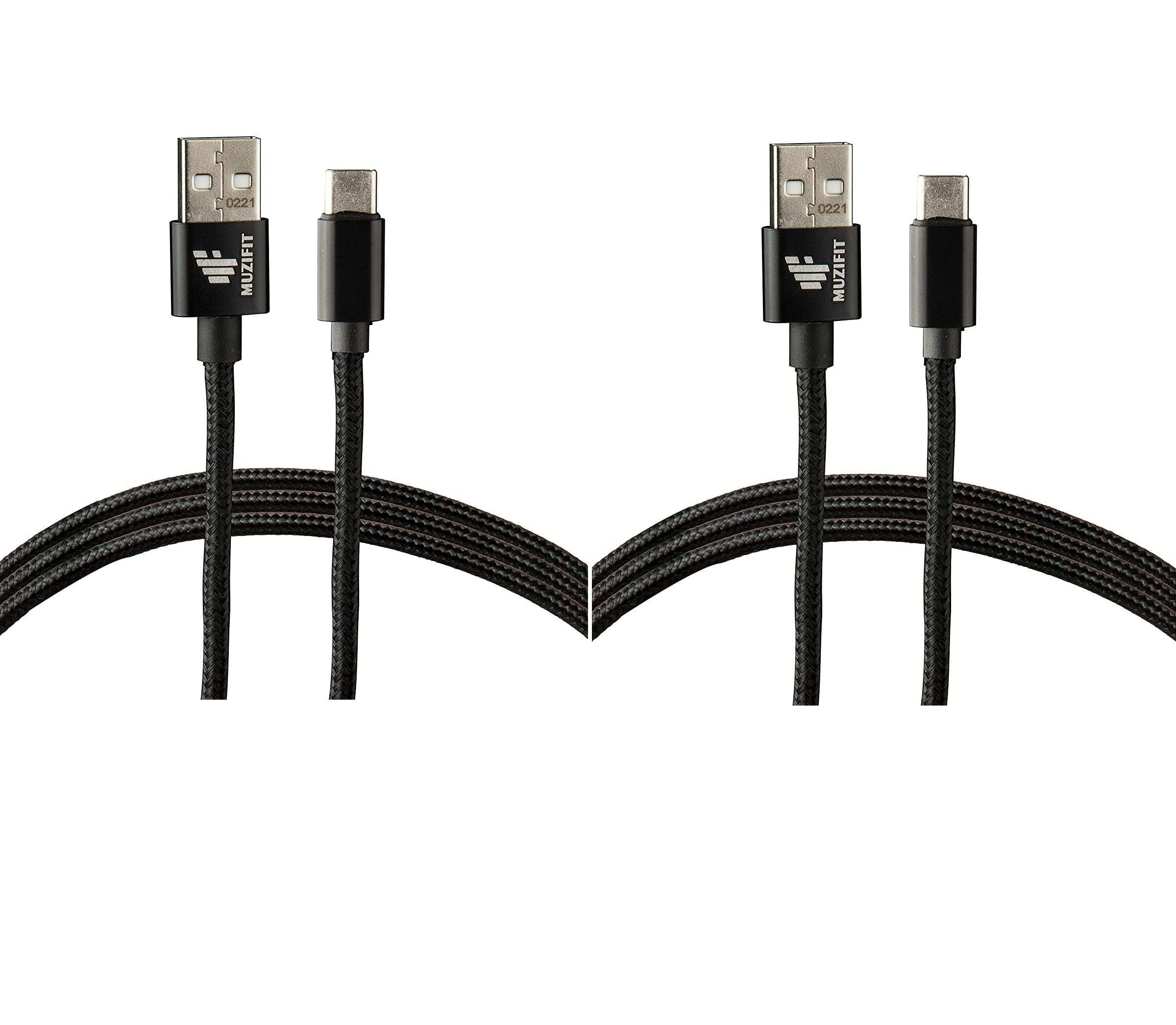MUZIFIT 2 USB Type C Cables/Unbreakable Braided/Charging Cable/Data Cable/Fast Charging (B09C3HRY8Y) Amazon Price History, Amazon Price Tracker