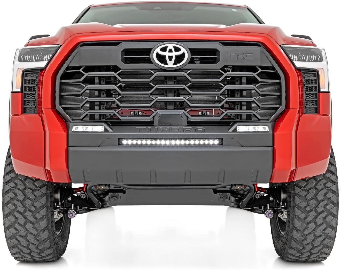 Rough Country Slimline 20" LED Light Bar - 100W, 7200 Lumens, CREE LED with Wide Flood Beam for Off-Road, Jeeps, Truck, UTV