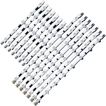 14pcs LED Backlight Strip Compatible With SamSung 40" TV UE40F5300 UE40F6800 UE40F6510 UA40F5000 UE40F6650 UE40F6200 UE40F6500 2013SVS40F Color 5 set