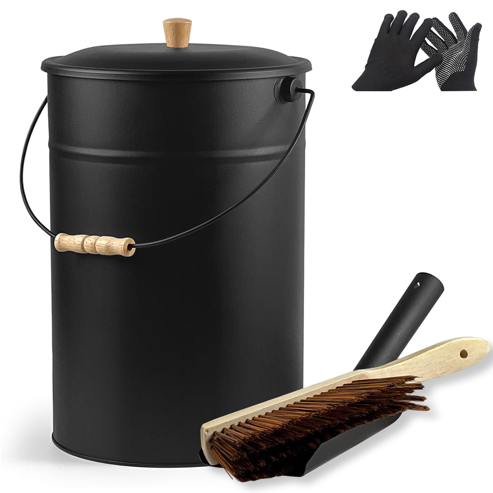 BRIAN & DANY 5.15 Gallon Ash Bucket