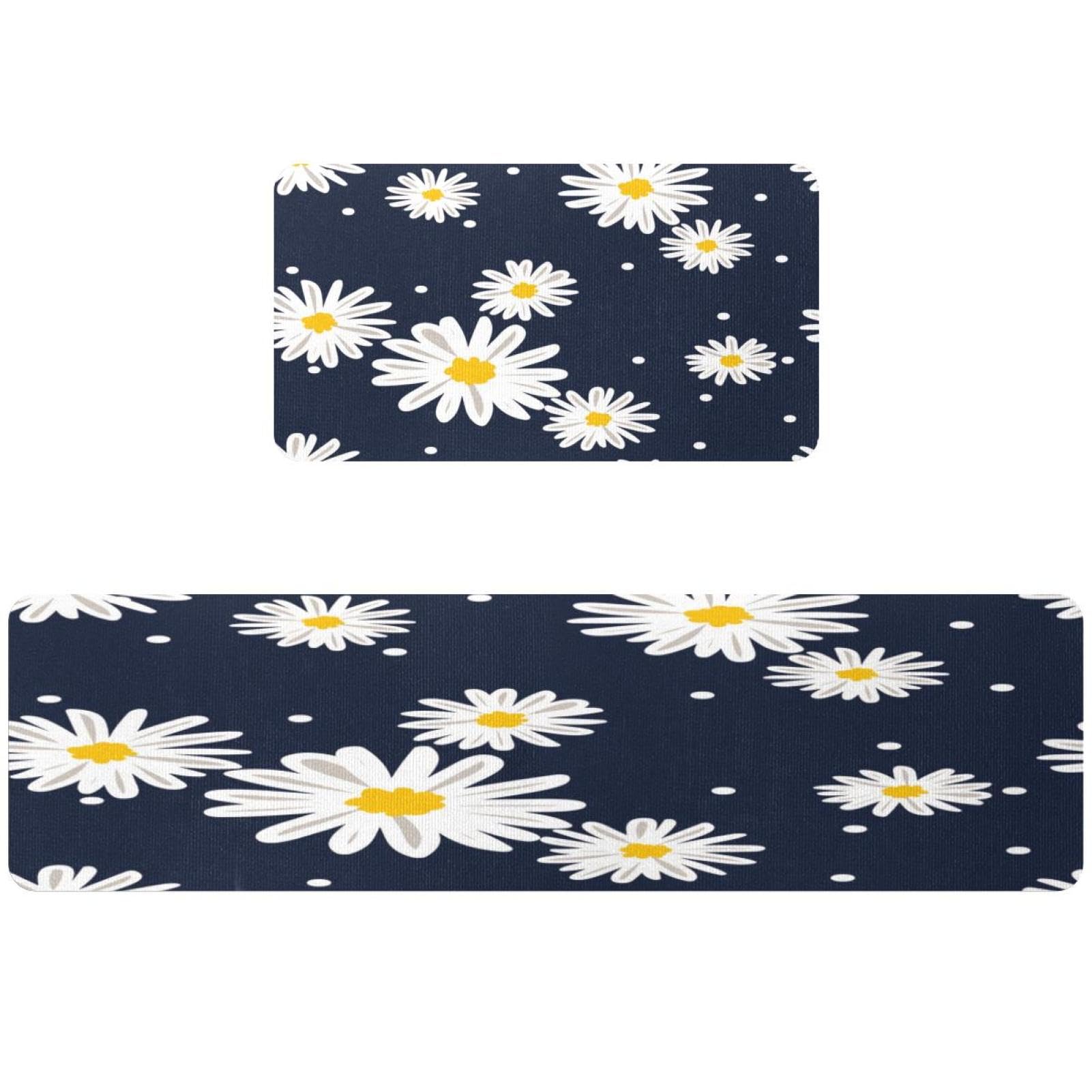 Tapete de cocina de 2 piezas absorbente antideslizante lavable VAPOKF para cuarto de lavado