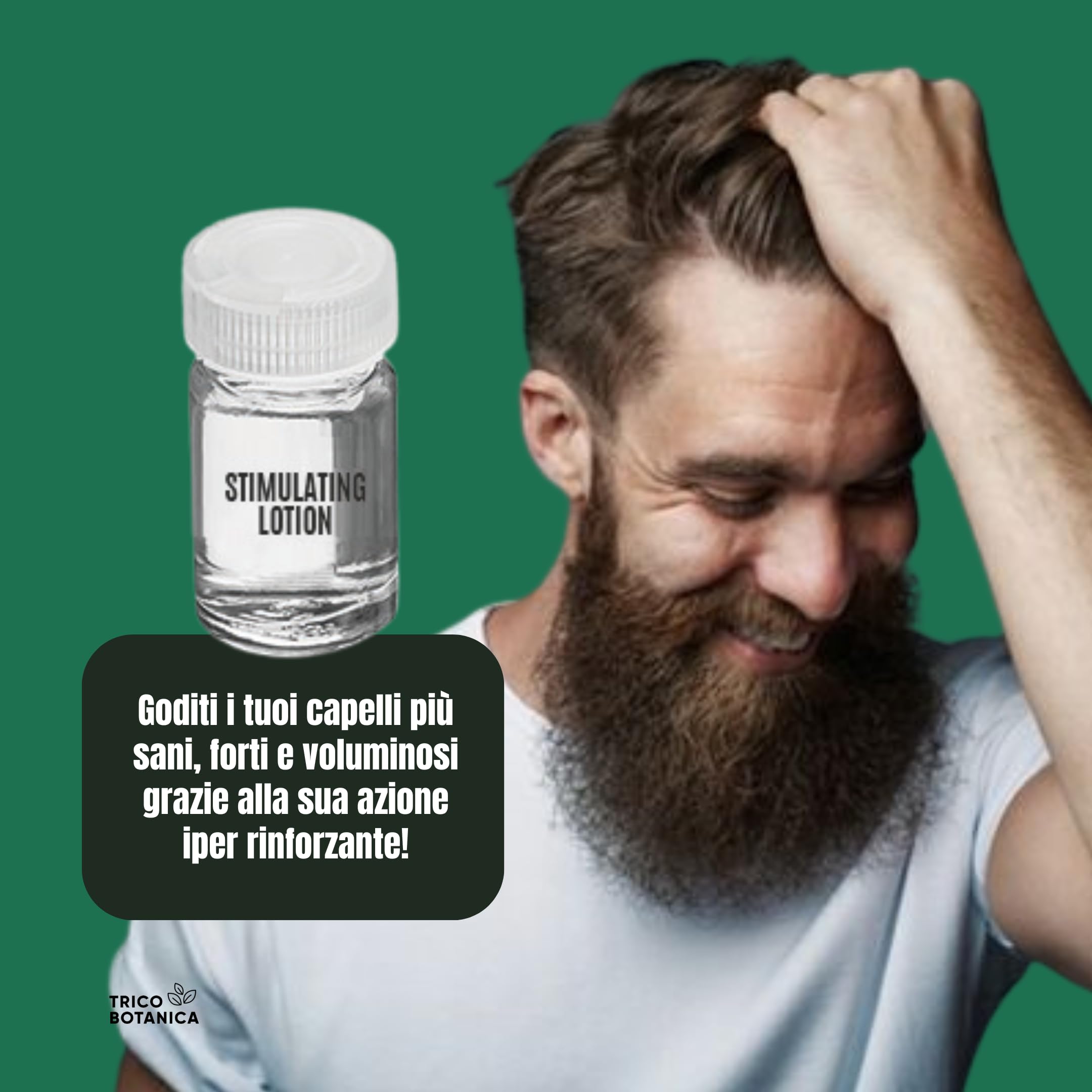 TRICOBOTANICA - Fiale Anticaduta Capelli Donna Rinforzante per capelli fragili - Utilizzalo Anche Come Lozione Densificante Per La Ricrescita Capelli Uomo