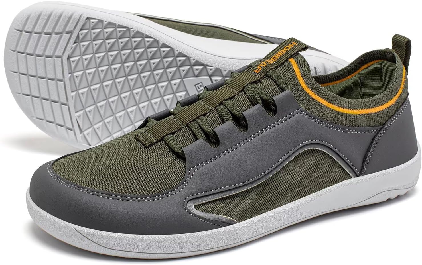 HOBIBEAR Barefoot Minimalist Shoes Womens Mens | Zero Drop | Wide Width Canvas Slip-on Shoes - Image 2