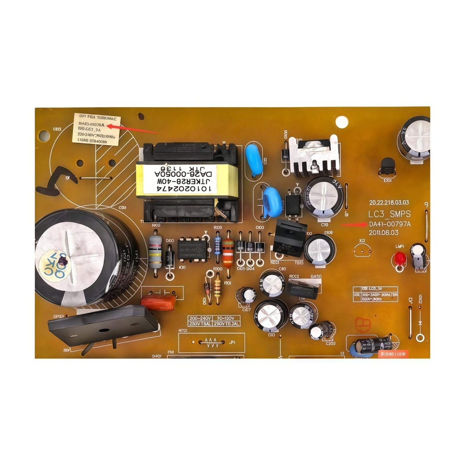 Placa principal de refrigerador, compatible con Samsung DA92-00279A,