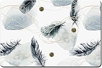 Vista 19 de Rnivvi Tapete de comida para perros, 12" x 19" pulgadas, tapete absorbente con diseño de flores para tazones de perros y gatos para comida y agua