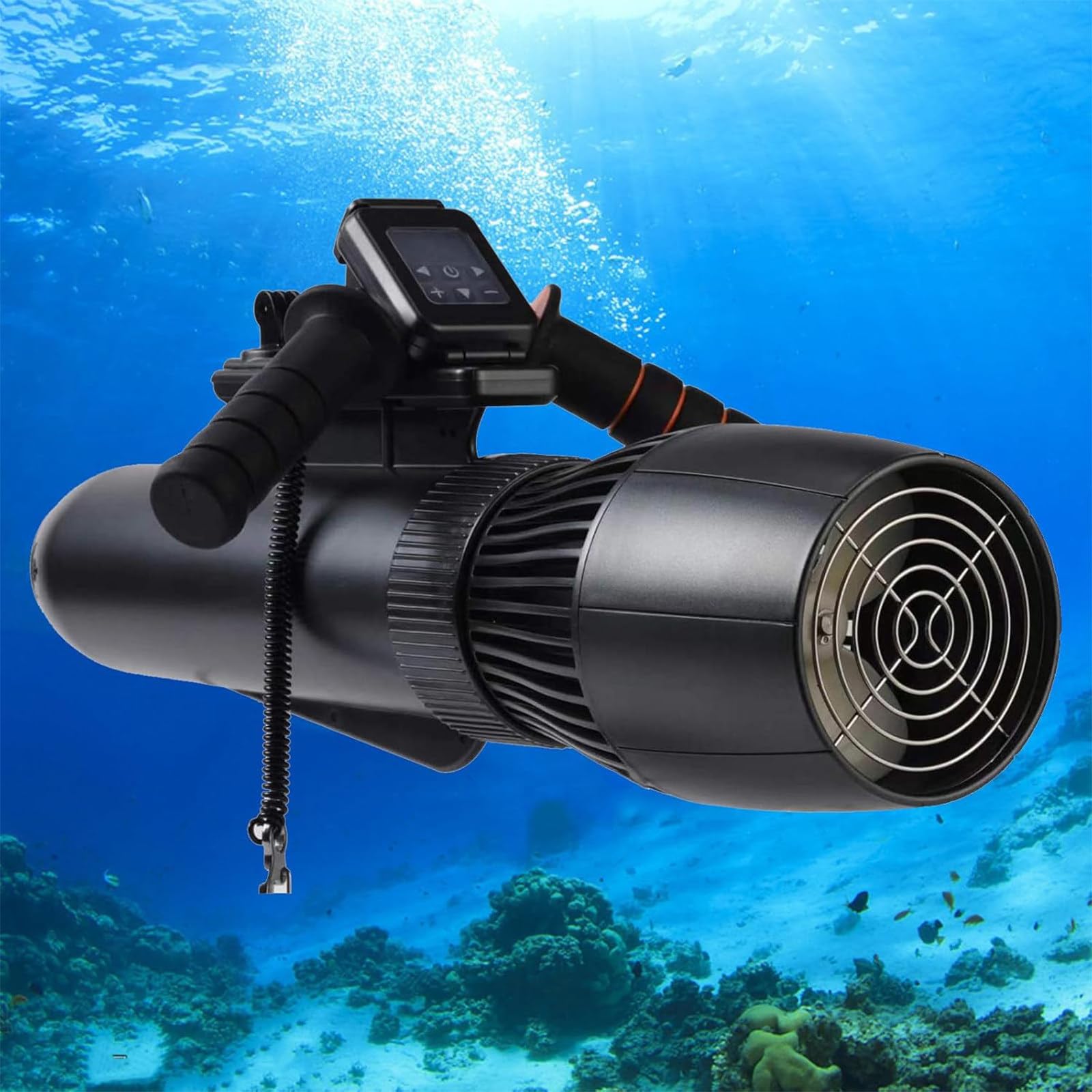 Patinete eléctrico subacuático, motor de 9 velocidades de 500 W, propulsor sumergible para buceo y tablas de surf, batería de 10000 mAh