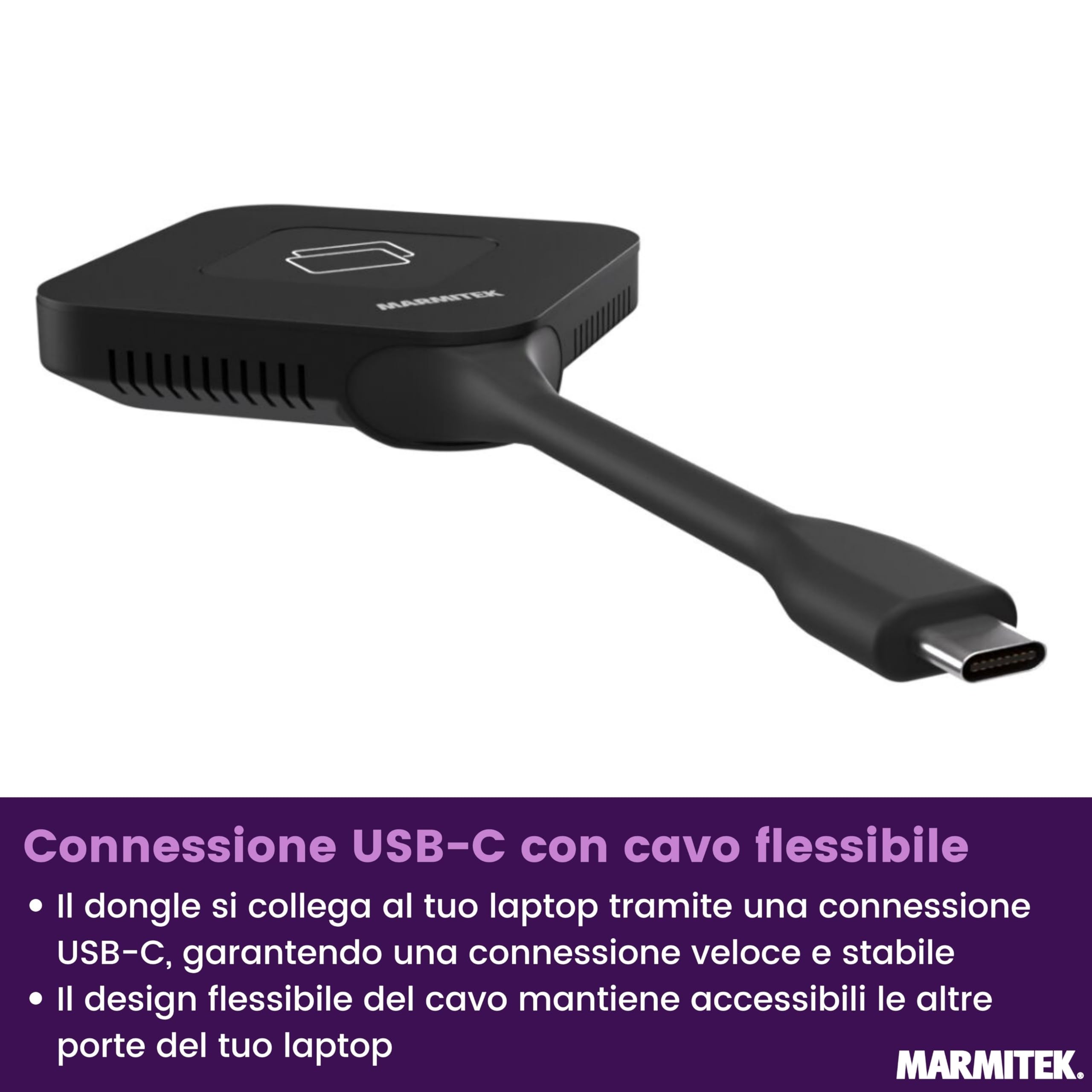 Marmitek Stream 4K Pro KIT 2TX/1RX - Sistema presentazione HDMI 4K wireless