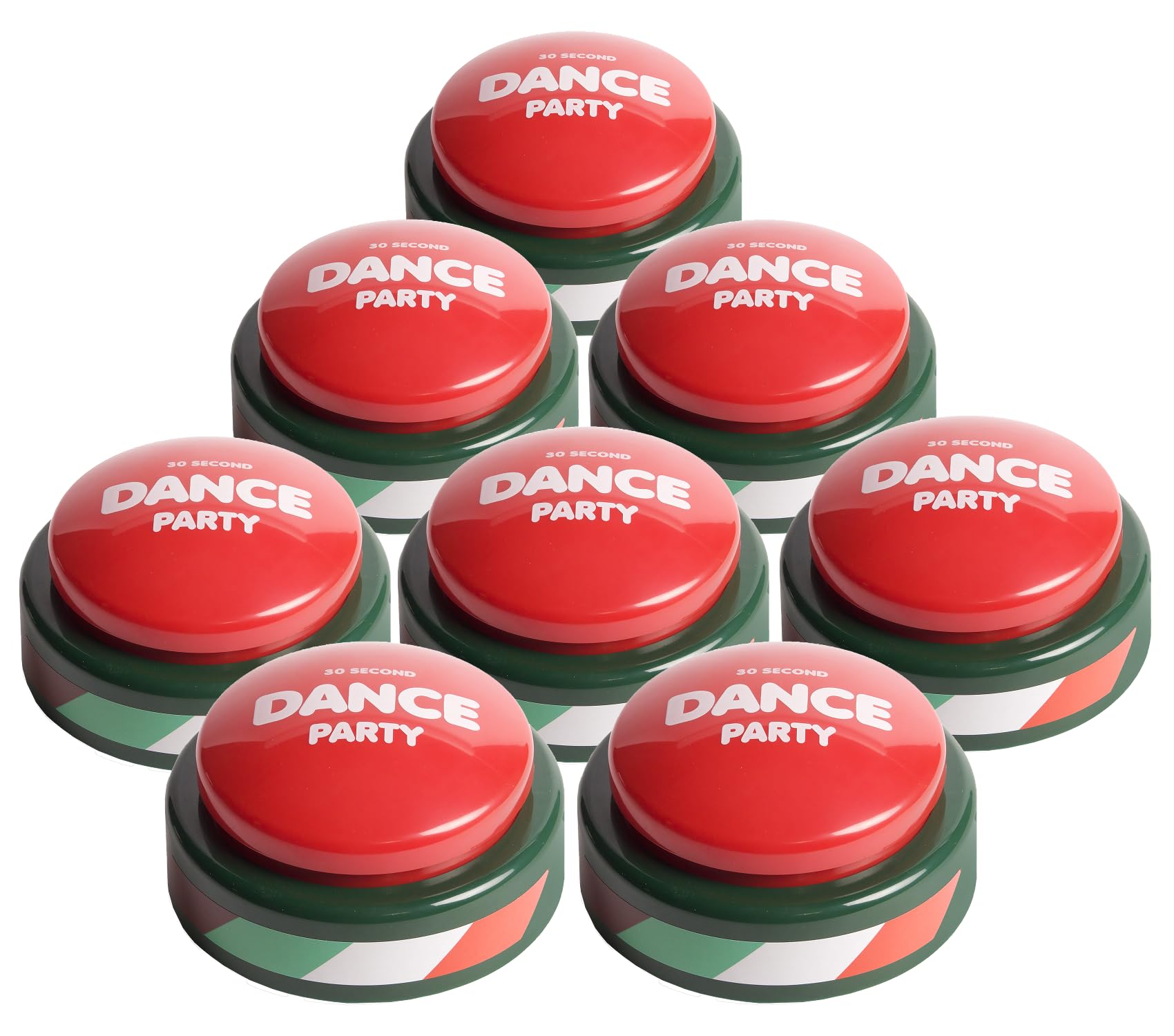 30 Second Dance Party- The Holiday Button (8-Pack)