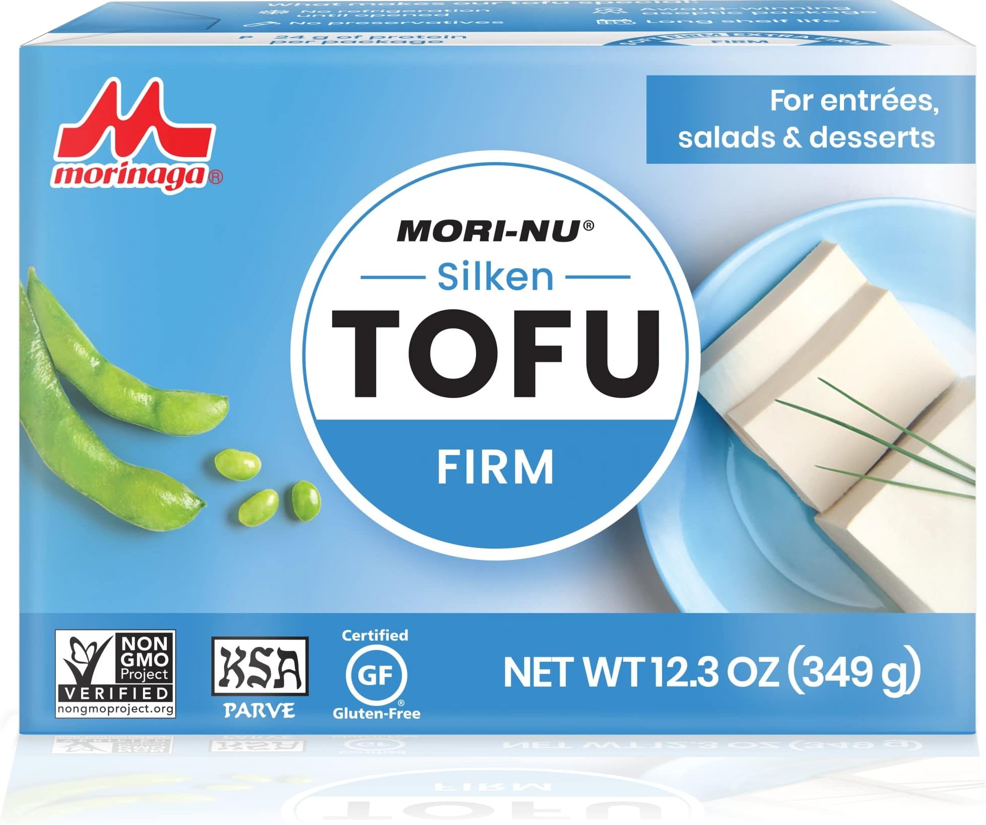 morinaga MORI-NU SILKEN TOFU FIRM, 349 gm