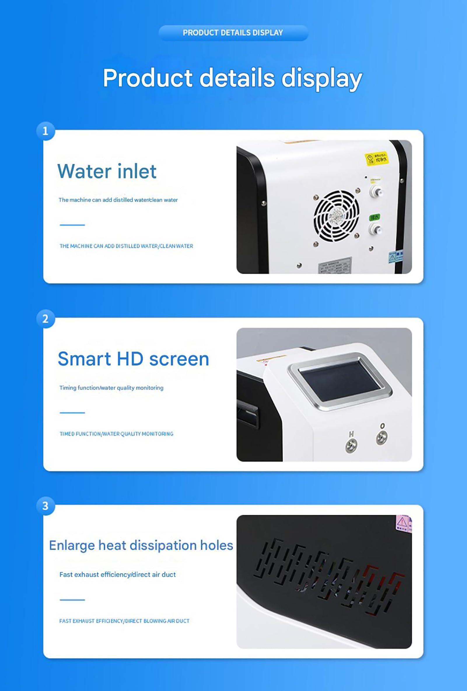 Urządzenie do inhalacji wodoru, przenośny generator wodoru o czystości 99,99 procent, inhalator H2, jonizator wody, technologia elektrolizera PEM 3000ml