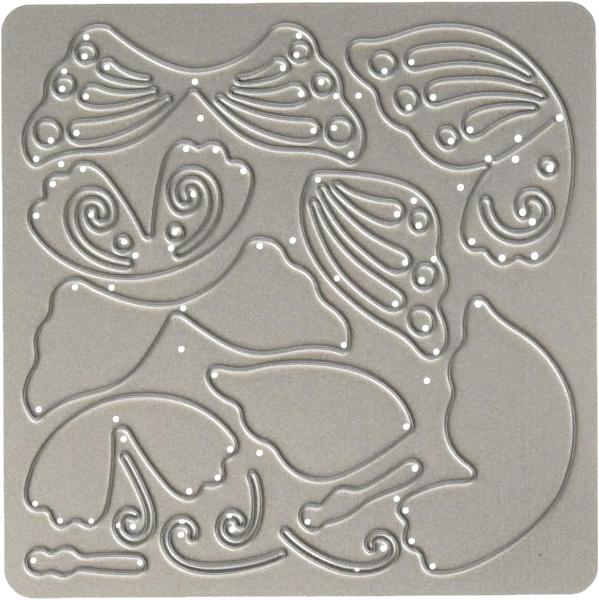 CottageCutz Die Cuts, 4 by 4-Inch, Butterflies