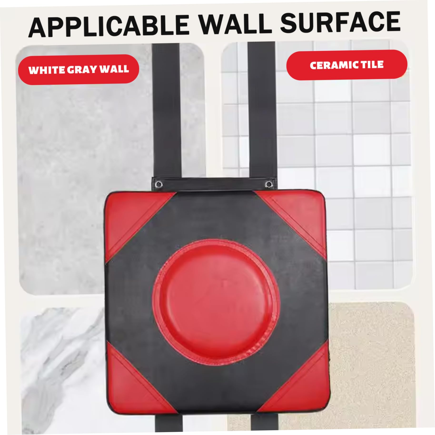 Almohadilla de perforación de boxeo de pared 12x12x4 silenciosa ajustable para gimnasio
