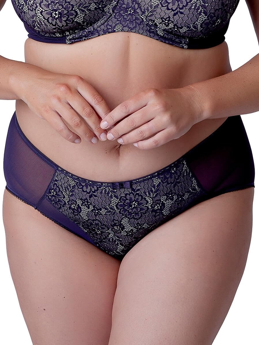 Berlei Womens Beauty Everyday Deep Brief Lingerie, Aubergine, XL UK