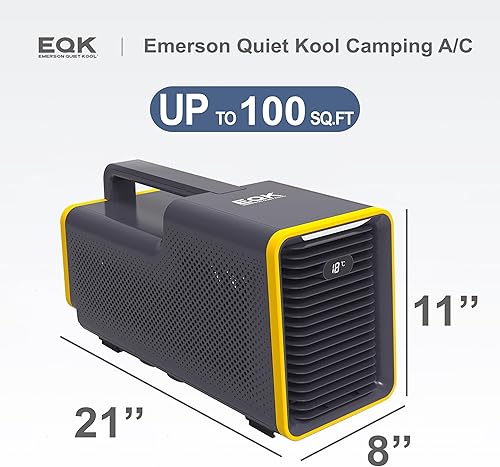 Miniatura 6 de Emerson Quiet Kool Aire acondicionado portátil y deshumidificador de 1,500 BTU para uso al aire libre para camping, tiendas de campaña, casas