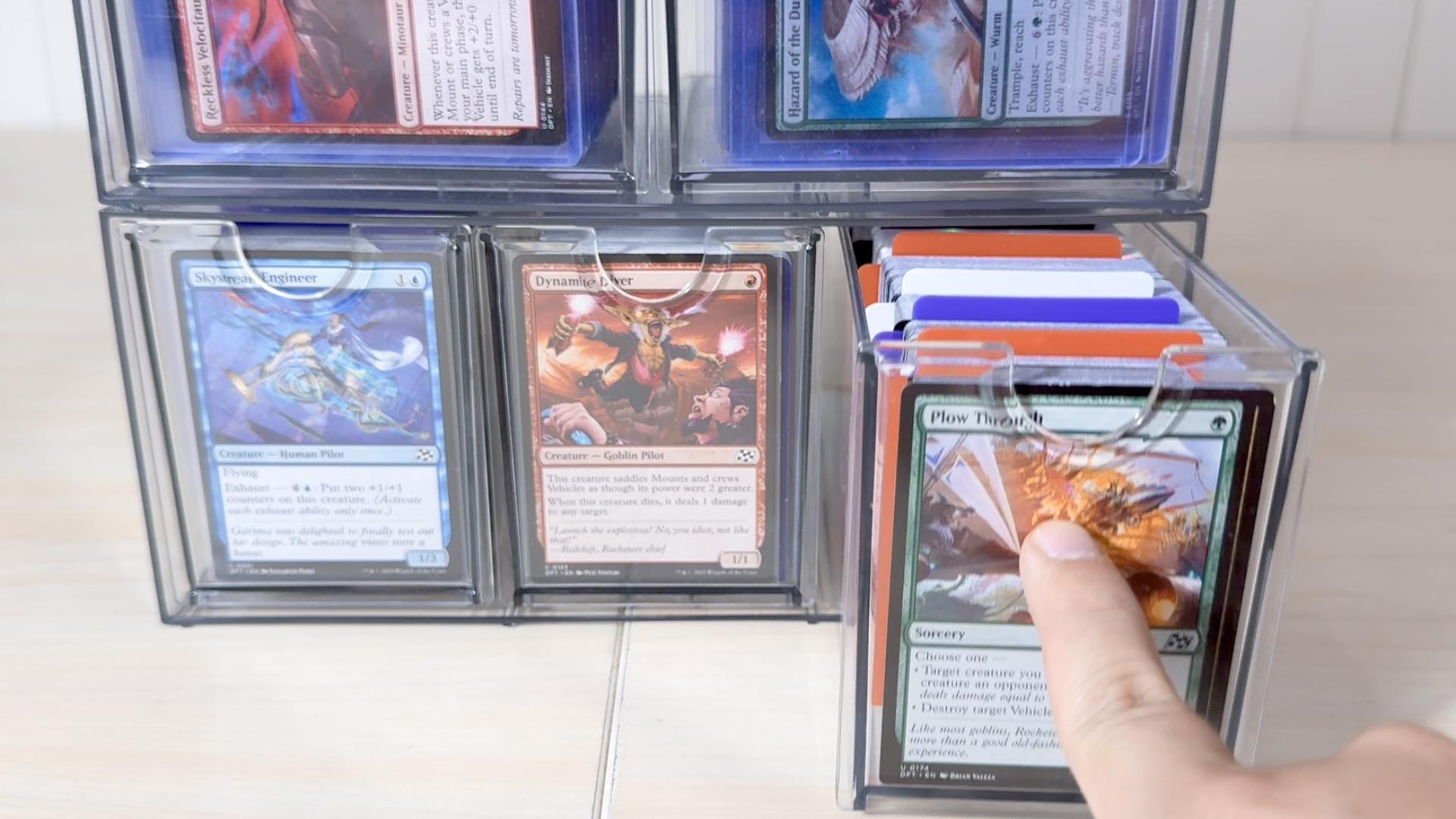 Amazon.com: DEEIF 6 Drawer Trading Card Storage Box, 2200+ Cards