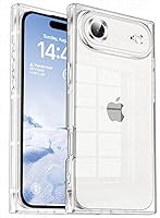 Vista 50 de Funda Tzomsze Compatible con iPhone Air Clear Funda, Protección de Cámara, Esquinas Reforzadas TPU Delgada Resistente a Golpes Funda Protectora