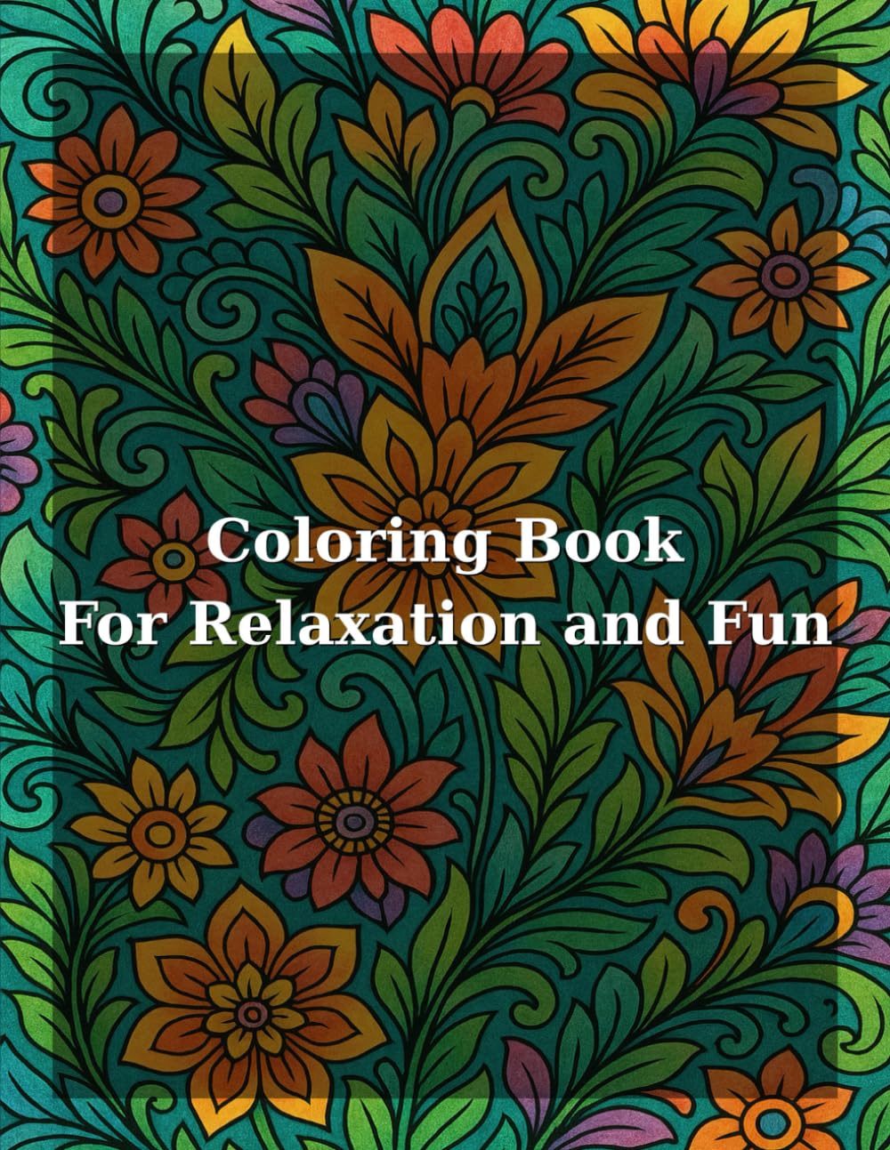 Colouring book for relaxation and fun