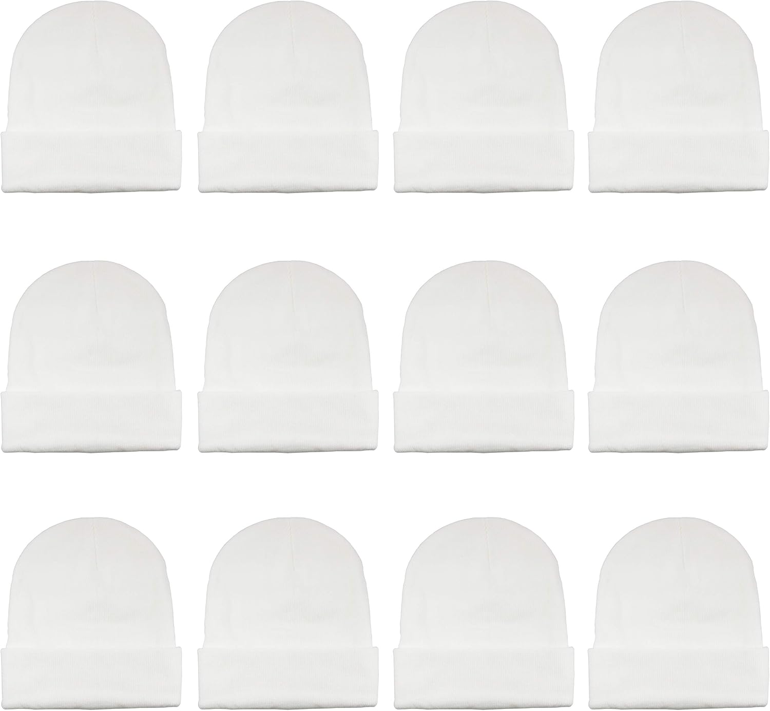 Gelante Unisex Beanie Cap Knitted Warm Solid Color and Multi-Color Multi-Packs