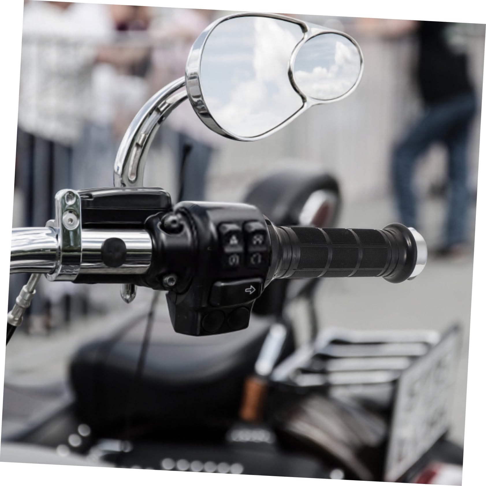 VALICLUD Poignées Chauffantes pour Guidon de Moto Accessoires de Guidon pour Moto Poignées de Chauffantes