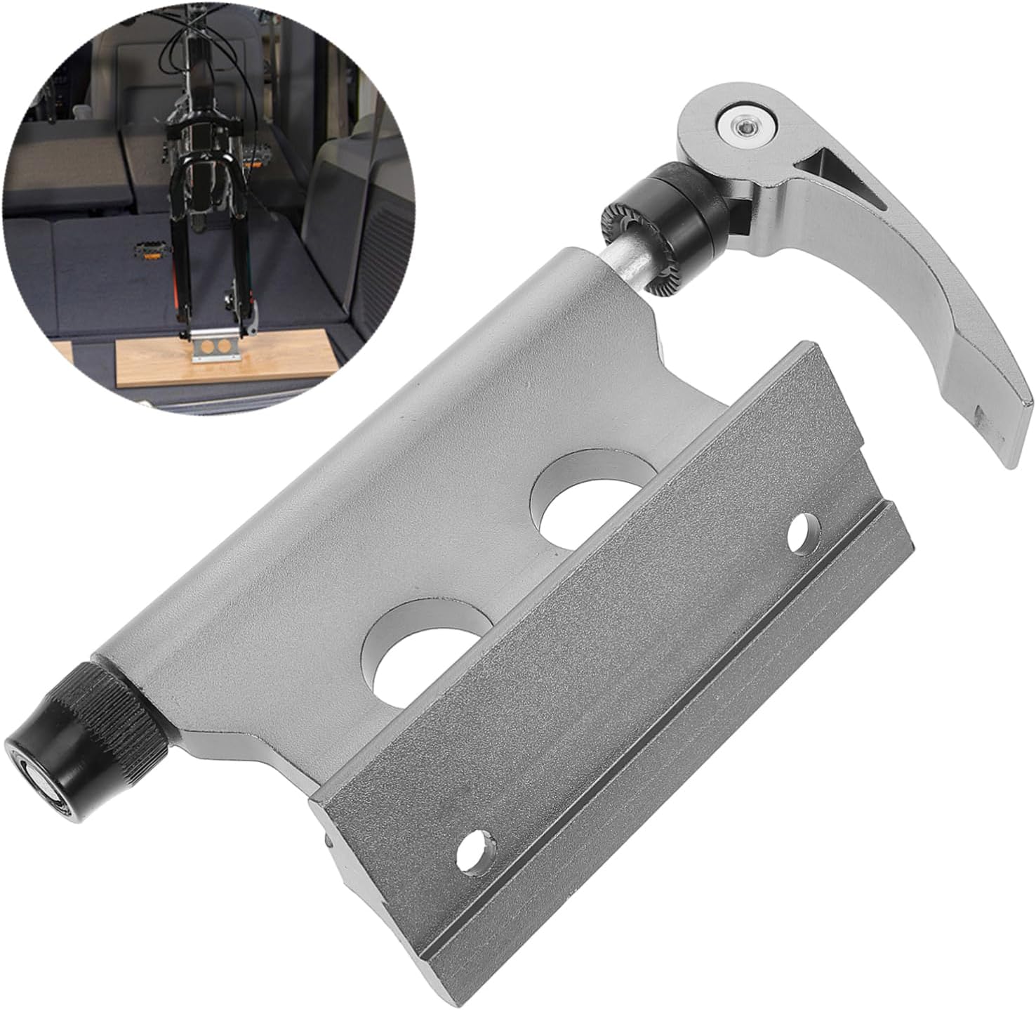Bike Front Wheel Holder Bicycle Stand Re Cycling Fork Rack Van Mount Bike Carrier Bike Wheel Hitch