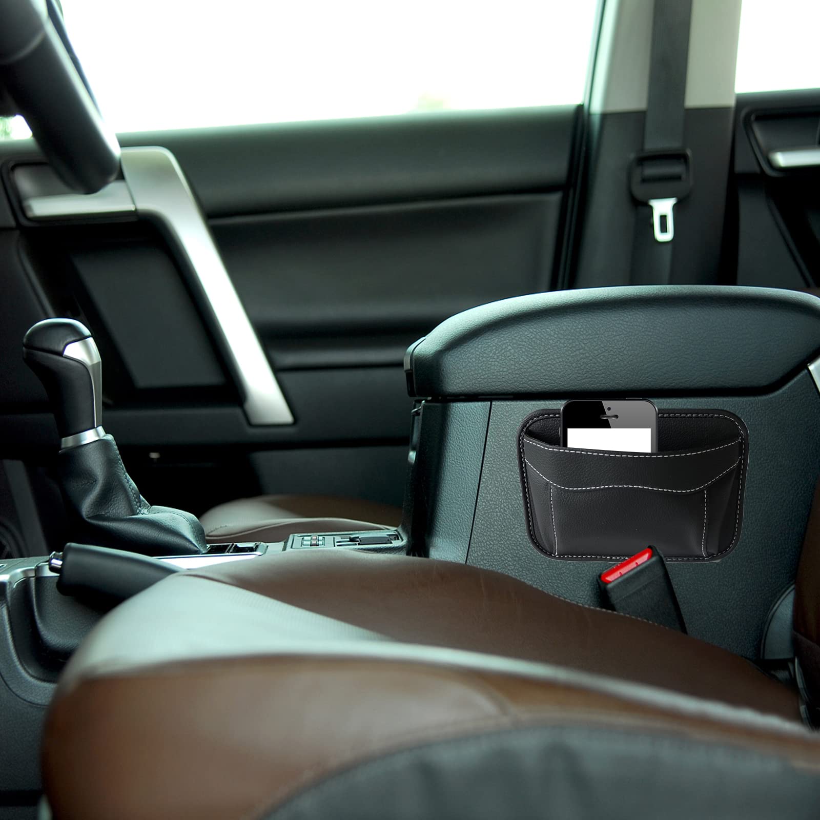 Organisateur Siège Auto Organisateur Coffre Voiture Vastsea - Range-auto Pratique Avec Poches Latérales Pour Téléphone, Clés, Lunettes Rangement Siège Auto