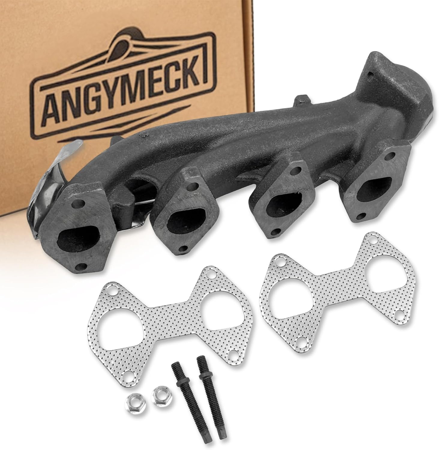 Exhaust Manifold Left Driver Side LH Compatible with 2005-2010 Ford F-250 F-350 Super Duty 5.4L V8 Replace OEM: 674-696 7C3Z9431B 5C3Z9431BA