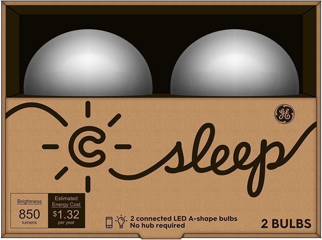 Hоt Dеаlѕ C by GE A19 C-Sleep Smart LED Light Bulb by GE Lighting, 2-Pack, Works with Alexa ❤ Crаzу Dеаlѕ C by GE A19 C-Sleep Smart LED Light Bulb by GE Lighting, 2-Pack, Works with Alexa