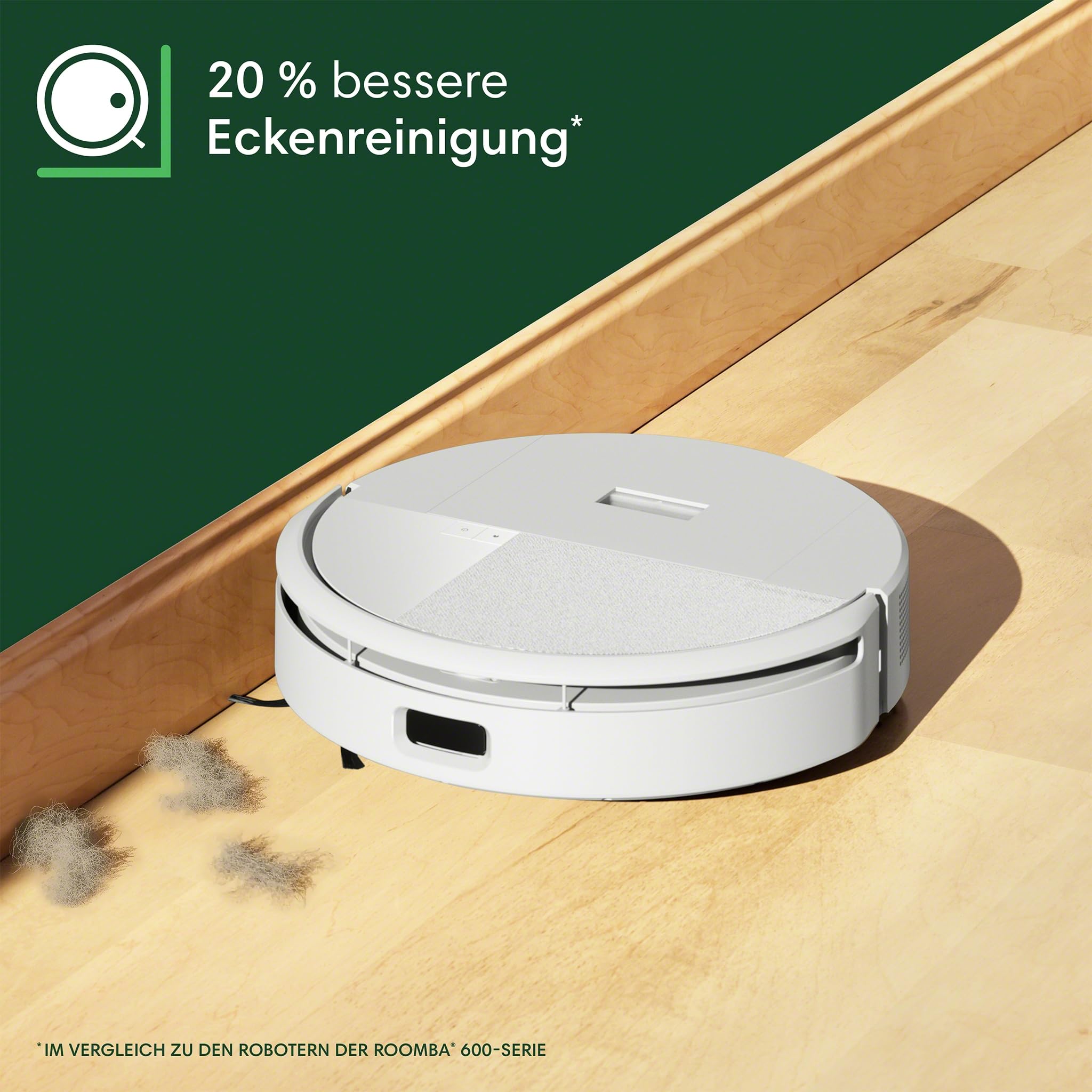 iRobot Roomba 205 DustCompactor Combo Saugroboter – Automatische Staubverdichtung im Roboter, kein Entleeren für 60 Tage, Beutellose, Power-Lift-Saugkraft, Wischen, LiDAR